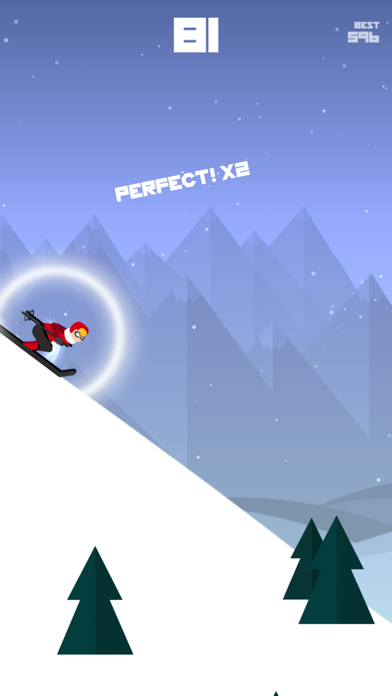 Backflip mountain music game screenshot 1