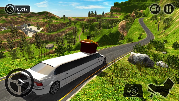 Offroad Limo Taxi Driving 2018 screenshot-1