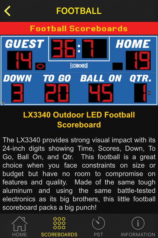 Electro-Mech Scoreboard App screenshot 3