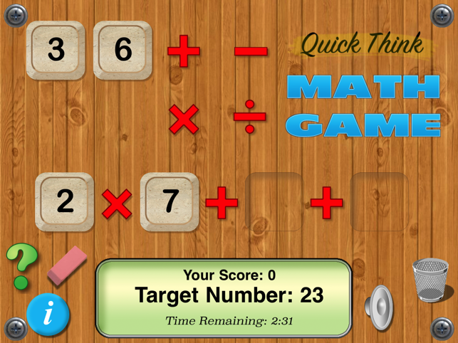 Quick Think Math Game(圖4)-速報App