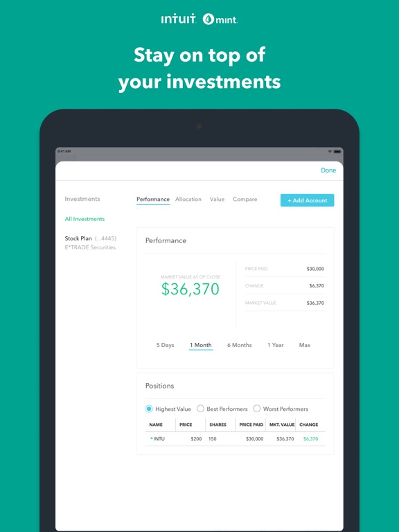 Mint: Personal Finance & Moneyのおすすめ画像9