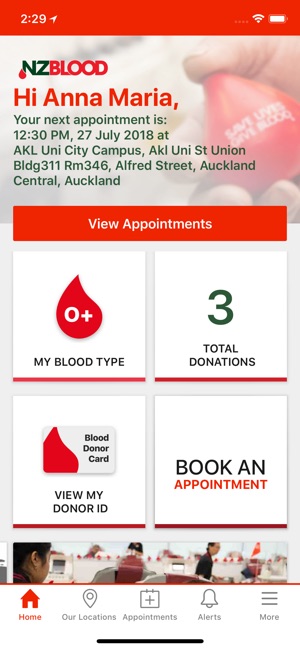 NZ Blood Service Donor App(圖2)-速報App