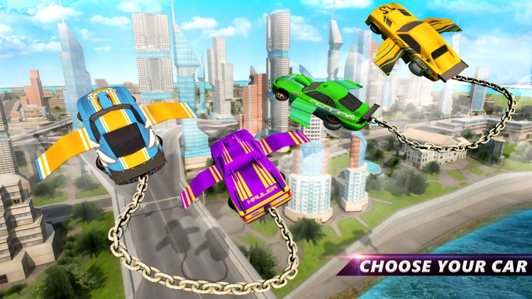 Flying Chain Car Air Wings screenshot-4