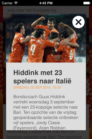 KNVB uitwedstrijden screenshot 3