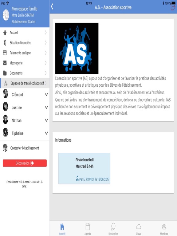 Mon EcoleDirecte Mon EcoleDirecte