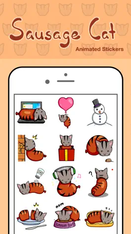 Game screenshot Sausage Cat Animated Stickers mod apk