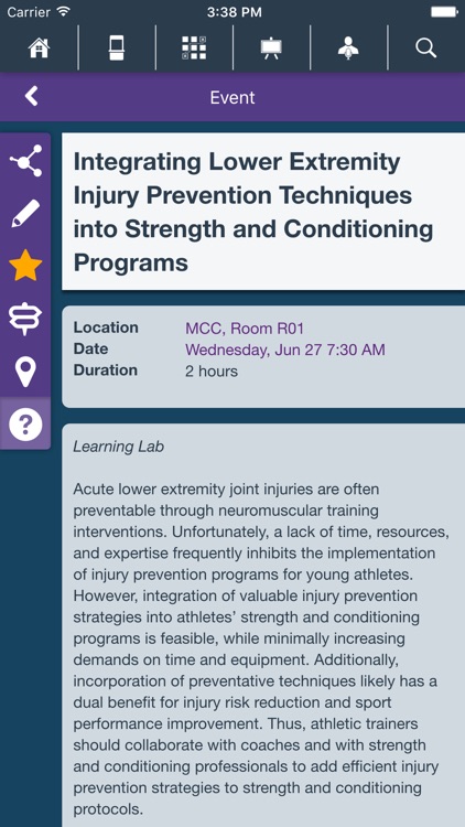 NATA Conference Events
