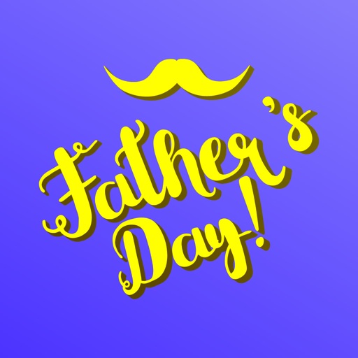 Happy Father's Day Emoji App icon