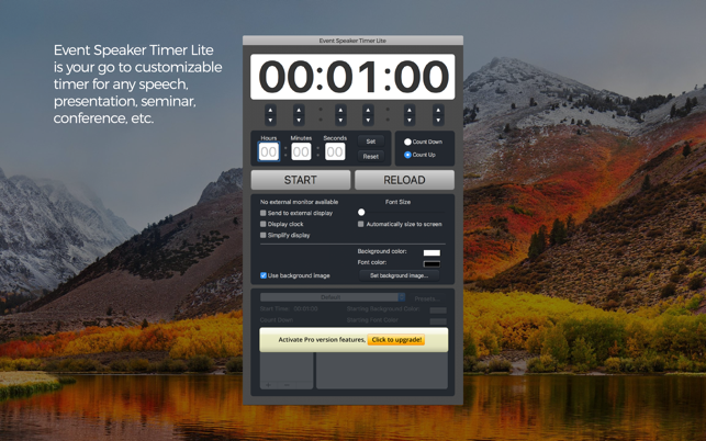 Event Speaker Timer Lite