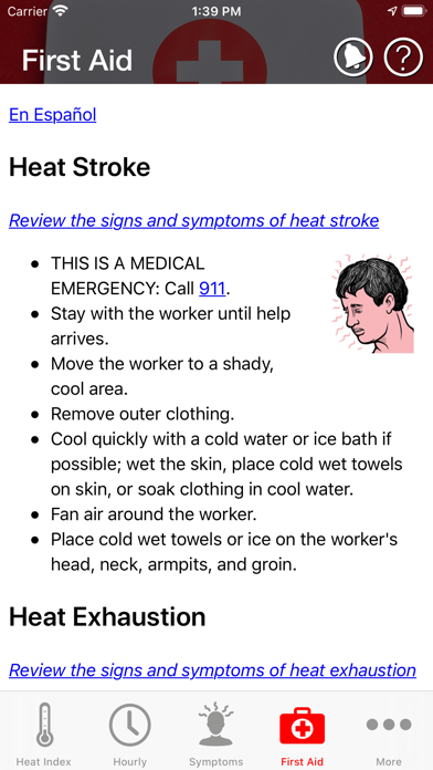 OSHA-NIOSH Heat Safety Tool screenshot 3