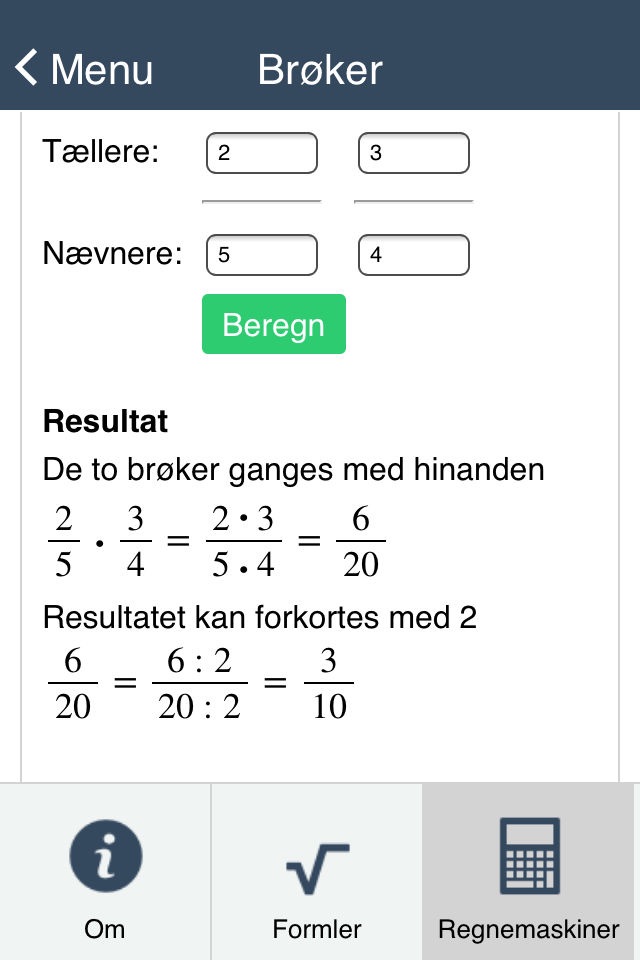 RegneRegler screenshot 3