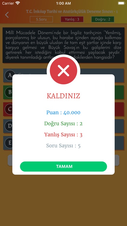 Adaylık Kaldırma Sınavı 2021 screenshot-8