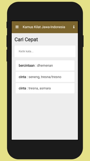 Kamus Kilat Jawa-Indonesia(圖2)-速報App