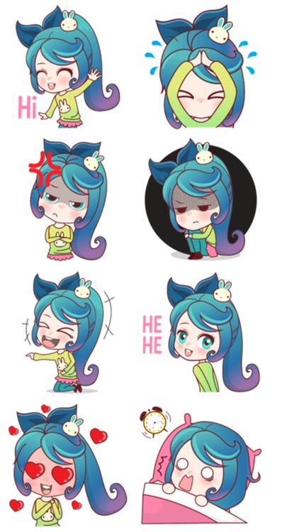 Girls Stickers App screenshot-6