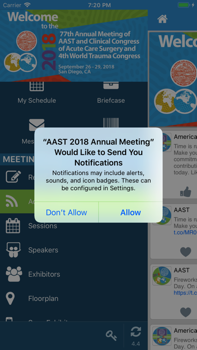 AAST 2018 Annual Meeting screenshot 3