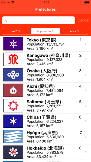 Prefectures of Japan Map Flag(圖5)-速報App