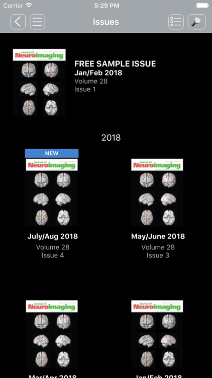 Journal of Neuroimaging screenshot-3