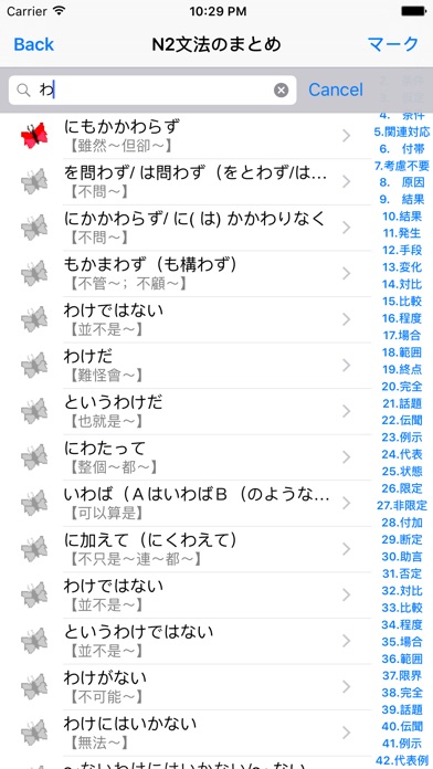新しい日本語検定試験N2文法のまとめ screenshot1