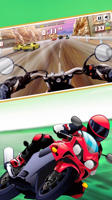 Motorcycle Rider - car game screenshot 2
