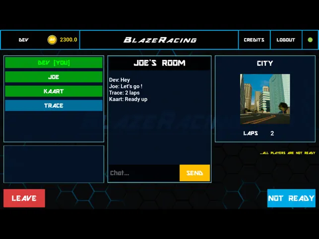 BlazeRacing, game for IOS