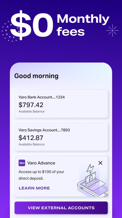 Varo Bank: Mobile Banking screenshot-1