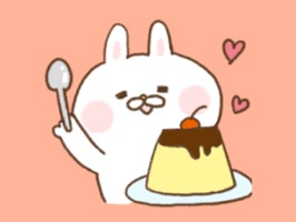 出っ歯うさぎの基本ステッカー２