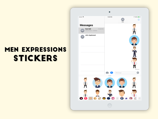 Men Expressions Stickers screenshot 4