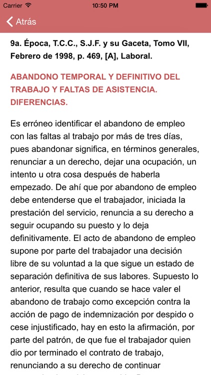 i-Lex Jurisprudencia Laboral screenshot-3
