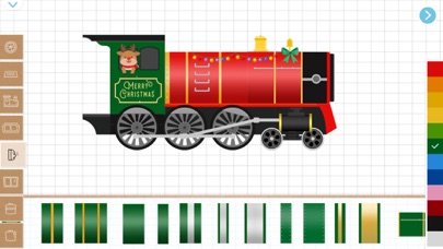 Labo圣诞积木火车儿童游戏:儿童火车游戏铁路游戏