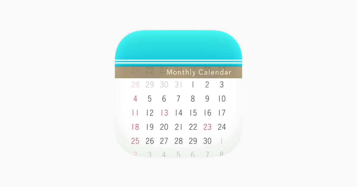 ‎Monthly Calendar Moca on the App Store