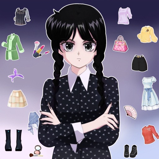 Anime Doll Dress Up Games v111 MOD APK Unlocked Skins Download