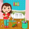 Baby Girl House Cleaning