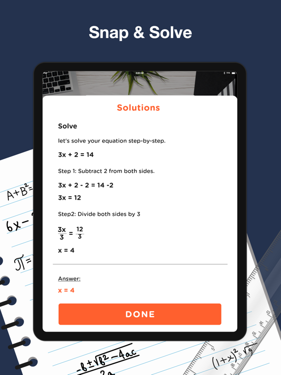 The Math Solver App & Helper screenshot 2