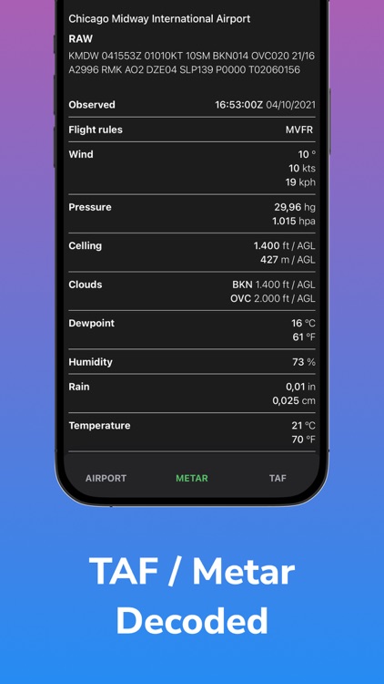 Aviation Weather APP screenshot-3