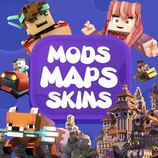Skins Mods Maps for Minecraft Icon
