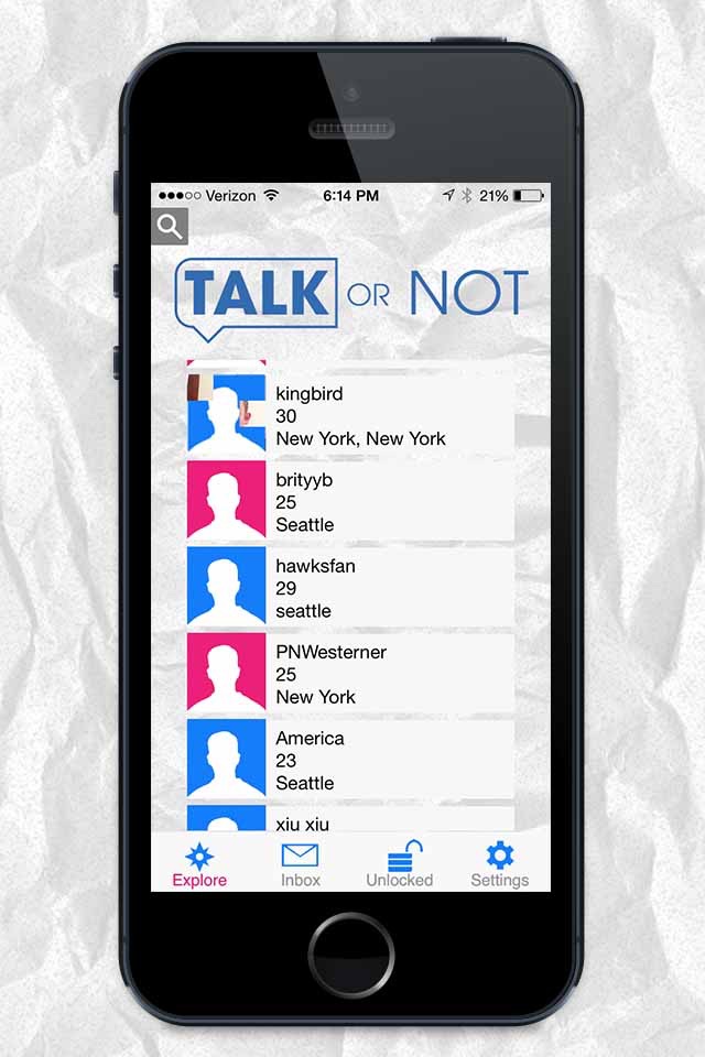 TALK or NOT: Mystery Fun Chat screenshot 2