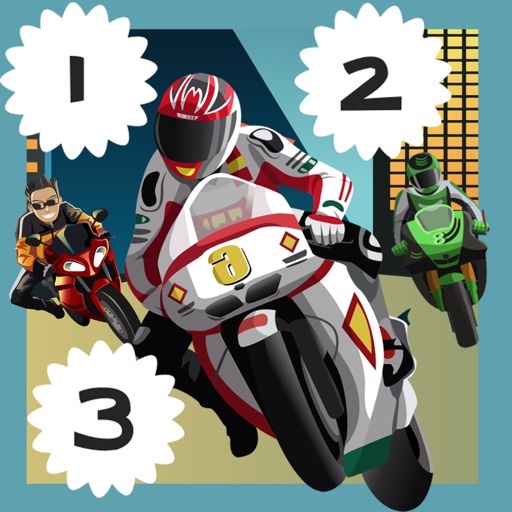 123 Counting Crazy Motor-Bikes for Kids icon