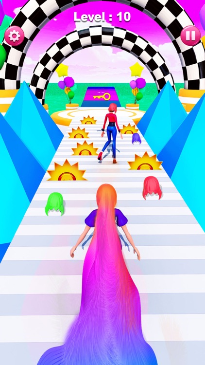 Princess Hair Race 3D screenshot-4