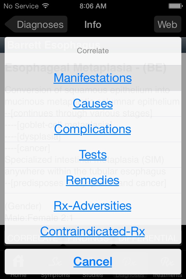 STATworkUP® DDx Clinical Guide screenshot 2