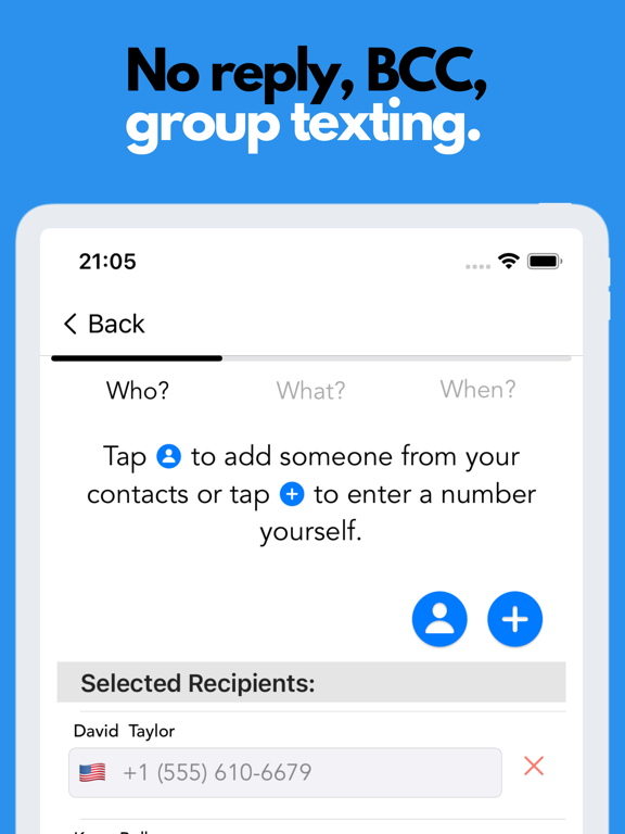 Fext | Schedule Text Message screenshot 3