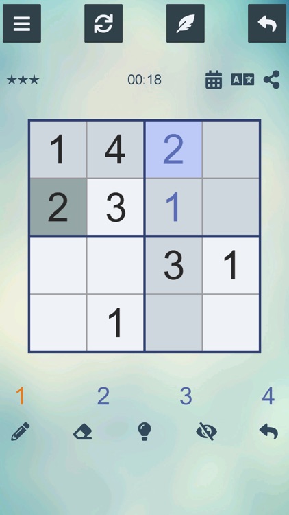 ™ Sudoku 4x4 screenshot-3