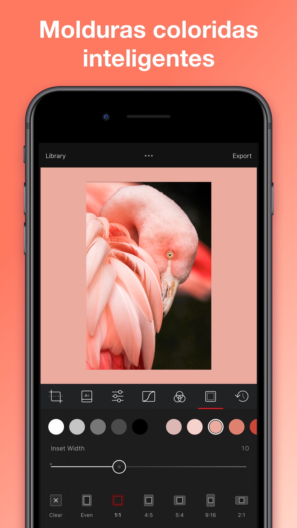 Screenshot do app Darkroom: Edite foto e vídeo