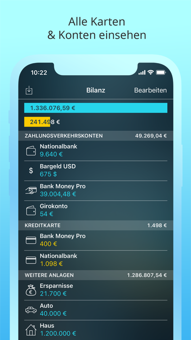 Money Pro: Ausgaben Manager app screenshot 1 by iBear LLC - appdatabase.net