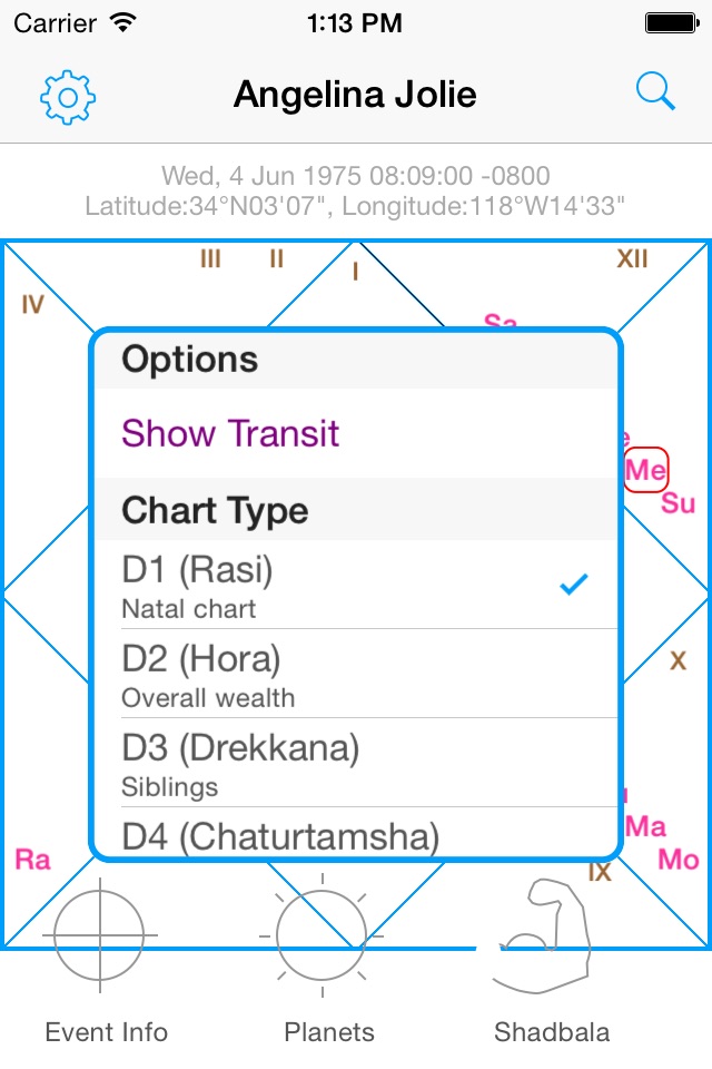 Jyotish Dashboard™ Preview screenshot 2