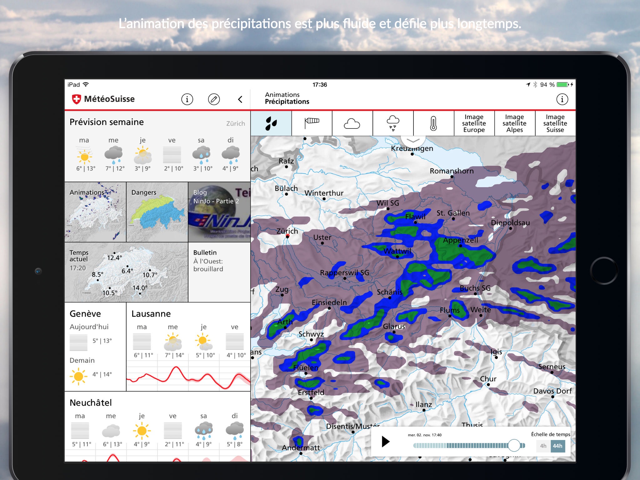 MeteoSwiss screenshot 4