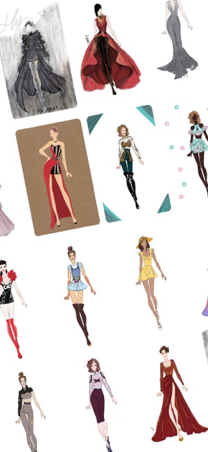 barbie fashion dress sketches