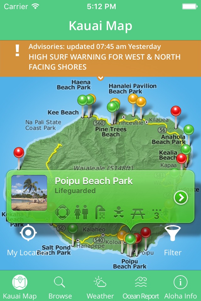 Kauai Beach Guide screenshot 4