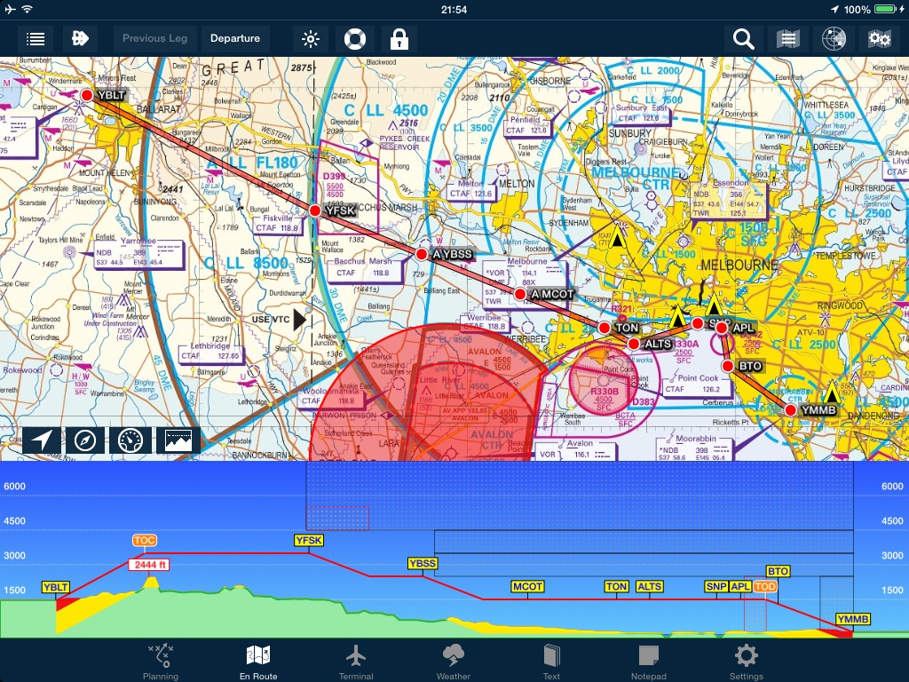 AvPlan EFB screenshot 2