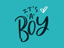 It's a Boy! iMessage Stickers