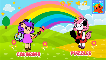 Unicorn Coloring Puzzle Games screenshot 3
